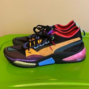Puma LQDCELL Optic Sheer Black Rose Turquoise Mens
